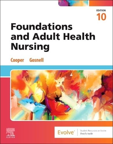 Foundations and Adult Health Nursing by Cooper MSN  RN