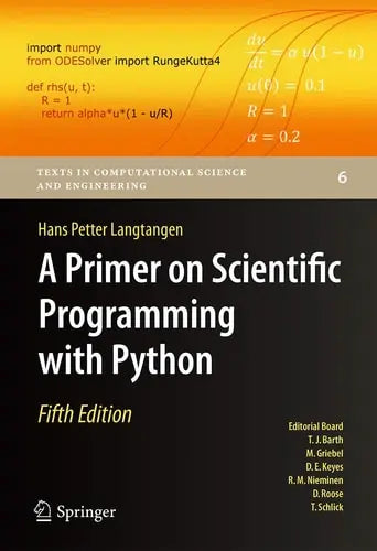 A Primer on Scientific Programming with Python Springer Berlin Heidelberg