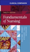 Clinical Companion for Fundamentals of Nursing by Patricia A. Potter – book cover
