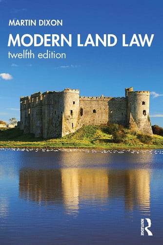 Modern Land Law by Martin J. Dixon – book cover