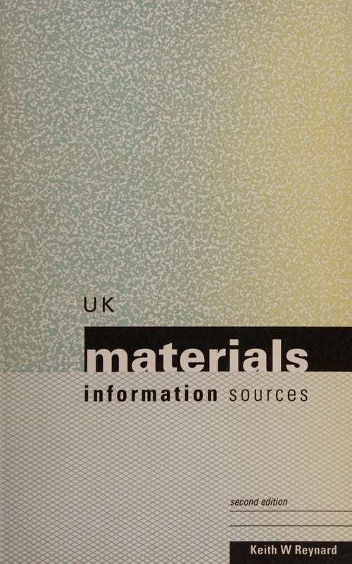 UK Materials Information Sources