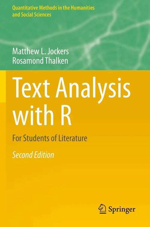 Text Analysis with R For Students of Literature by Matthew Lee Jockers