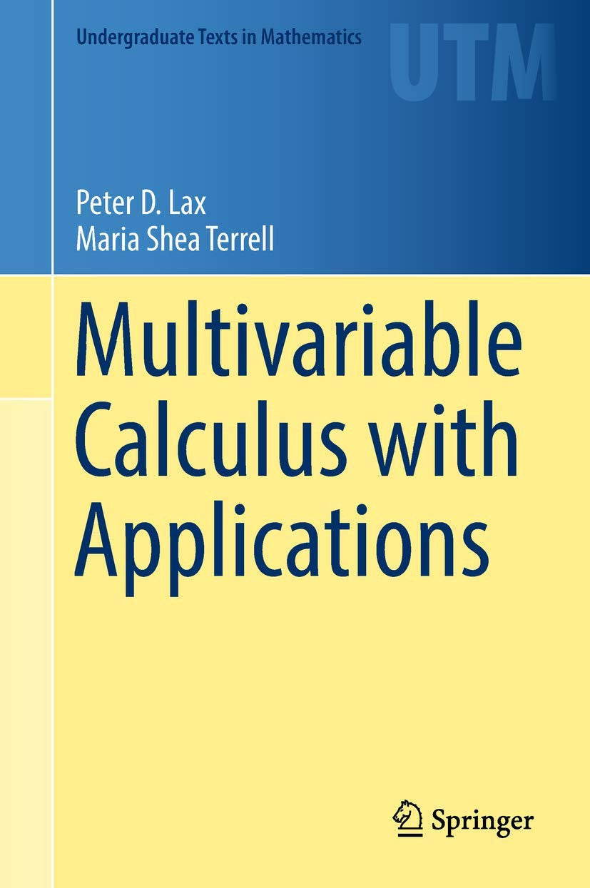Multivariable Calculus with Applications Springer International Publishing
