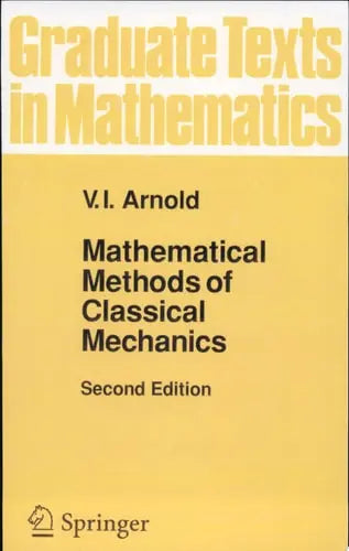 Mathematical Methods of Classical Mechanics Springer Science & Business Media