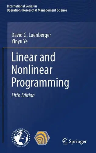 Linear and Nonlinear Programming Springer