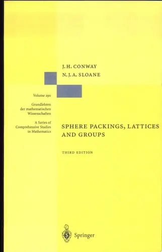 Sphere Packings, Lattices and Groups Springer Science & Business Media