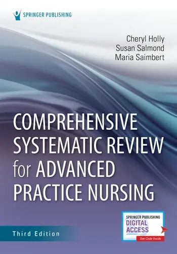 Comprehensive Systematic Review for Advanced Practice Nursing Springer Publishing