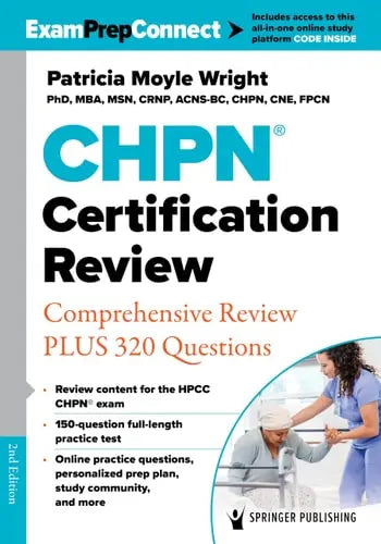 Chpn(r) Certification Review Comprehensive Review Plus 320 Questions Springer Publishing Company, Incorporated
