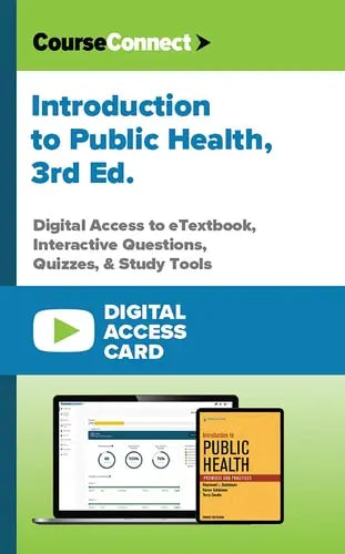 Introduction to Public Health (Digital Access Card): Digital Access to eTextbook, Interactive Questions, Quizzes, & Study Tools Springer Publishing Company