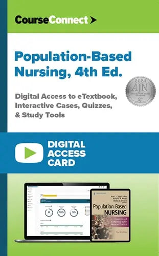 Population-Based Nursing (Digital Access Card): Digital Access to eTextbook, Interactive Cases, Quizzes, & Study Tools