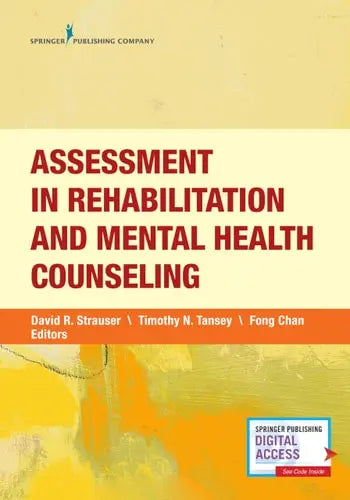 Assessment in Rehabilitation and Mental Health Counseling Springer Publishing Company