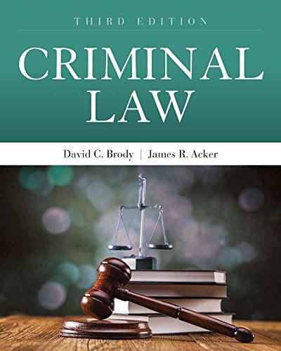 Criminal Law . by David C. Brody – book cover