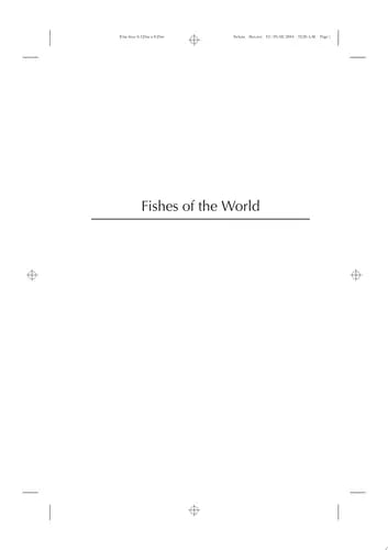 Fishes of the World John Wiley & Sons