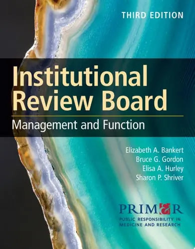Institutional Review Board: Management and Function Management and Function Jones & Bartlett Learning