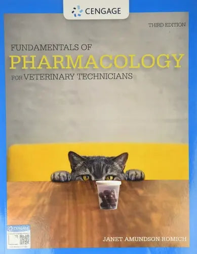 Fundamentals of Pharmacology for Veterinary Technicians Cengage Learning