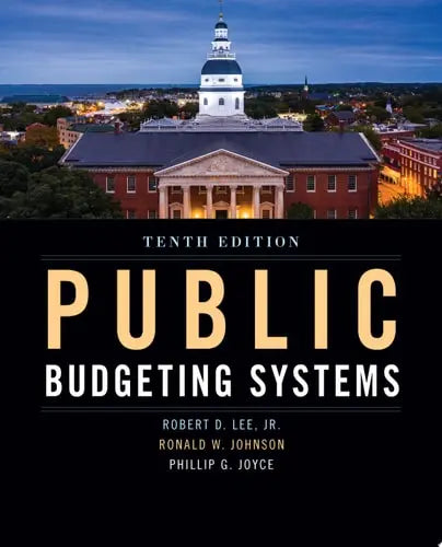 Public Budgeting Systems Jones & Bartlett Learning