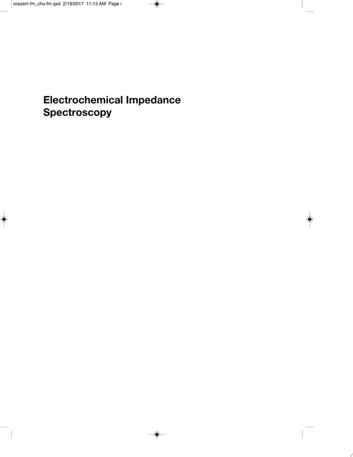Electrochemical Impedance Spectroscopy