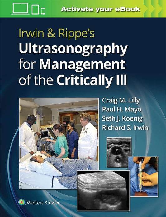 Irwin and Rippe's Ultrasonography for Management of the Critically Ill by Craig M. Lilly – book cover