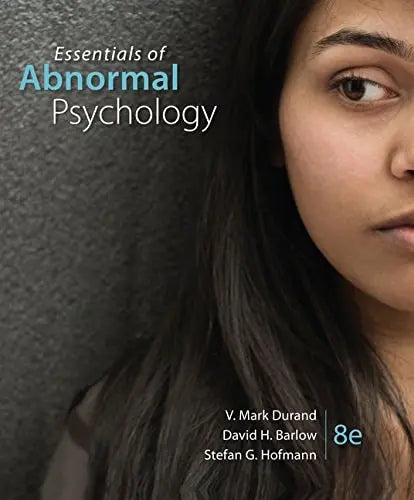 Essentials of Abnormal Psychology Cengage Learning