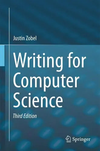 Writing for Computer Science Springer London
