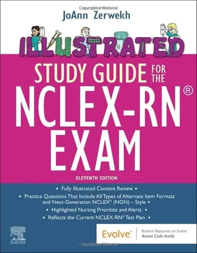 Illustrated Study Guide for the NCLEX-RN Exam – book cover