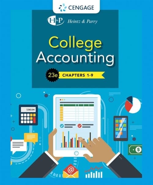 College Accounting, Chapters 1- 9 Cengage South-Western