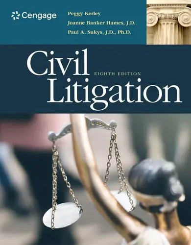 Civil Litigation Cengage Learning