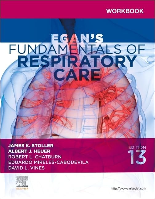 Workbook for Egan's Fundamentals of Respiratory Care by Sandra T. Hinski – book cover