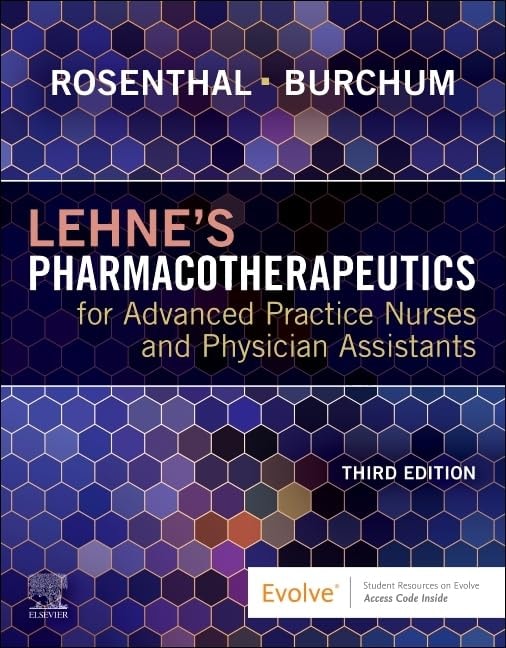 Lehne's Pharmacotherapeutics for Advanced Practice Nurses and Physician Assistants by Laura D. Rosenthal – book cover