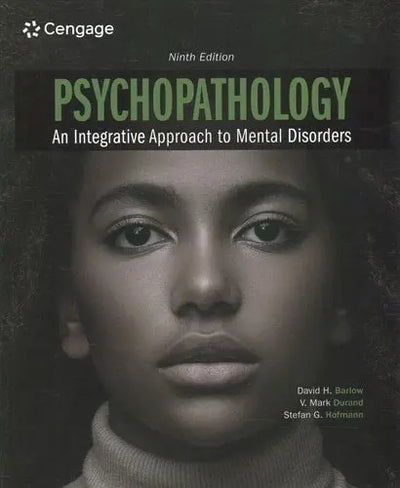 Psychopathology An Integrative Approach to Mental Disorders
