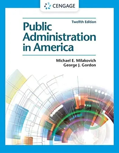 Public Administration in America Cengage