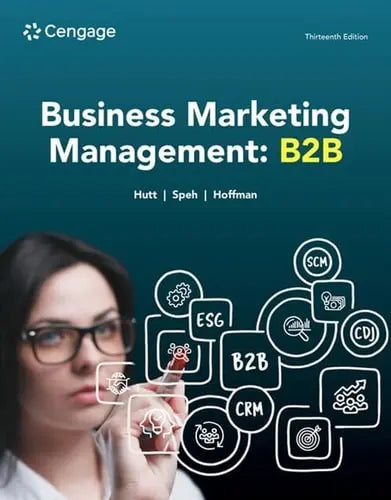 Business Marketing Management B2B Cengage Learning