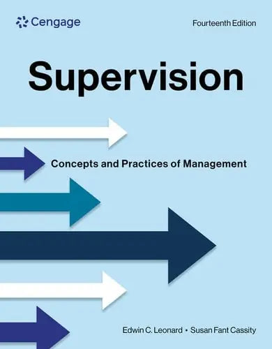 Supervision Concepts and Practices of Management Cengage Learning
