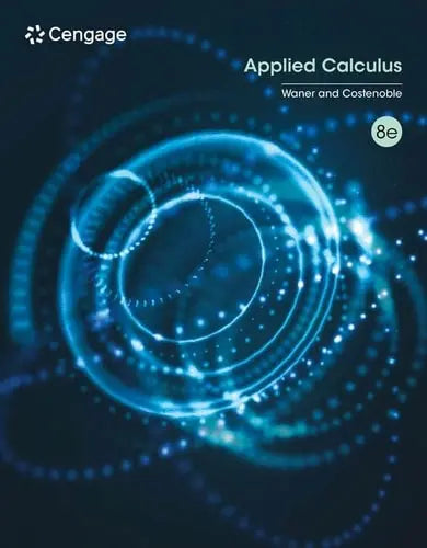 Applied Calculus Cengage Learning