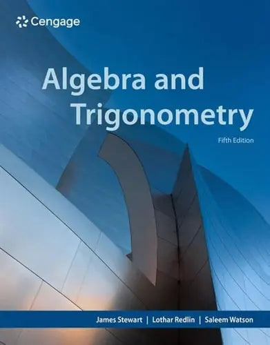 Algebra and Trigonometry Cengage Learning