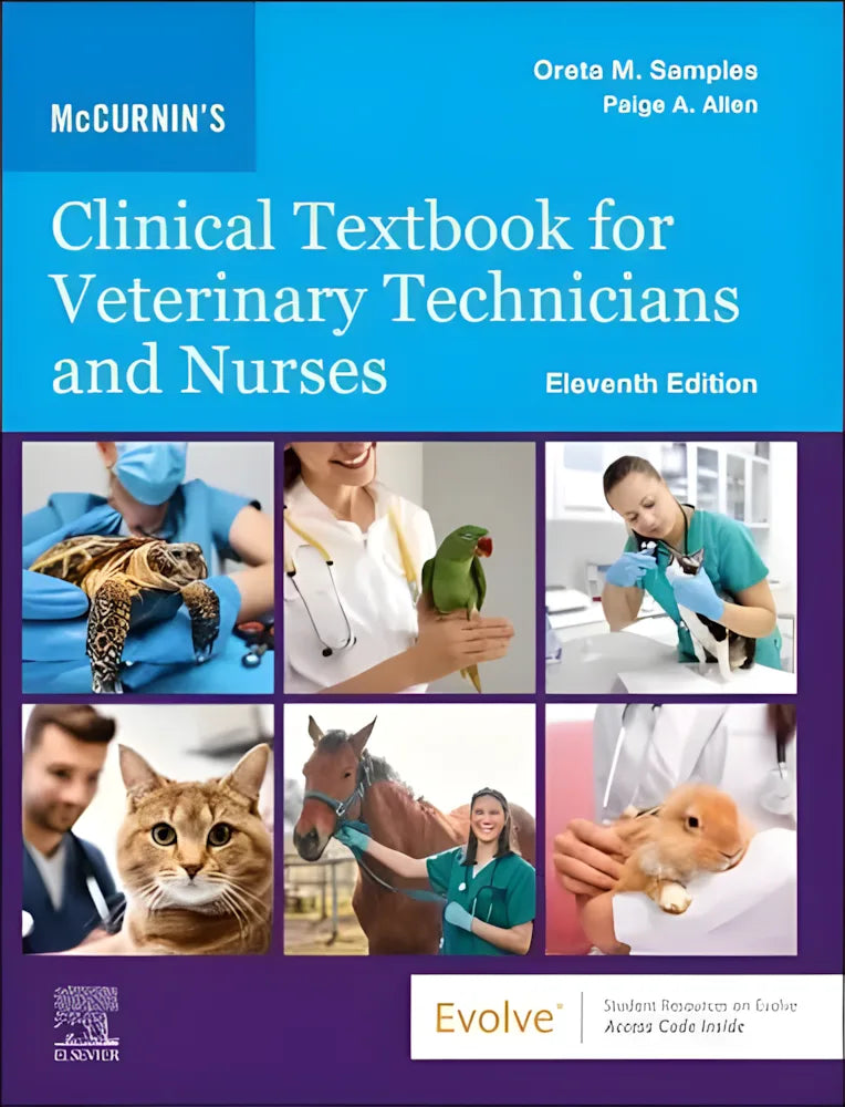 McCurnin's Clinical Textbook for Veterinary Technicians – book cover