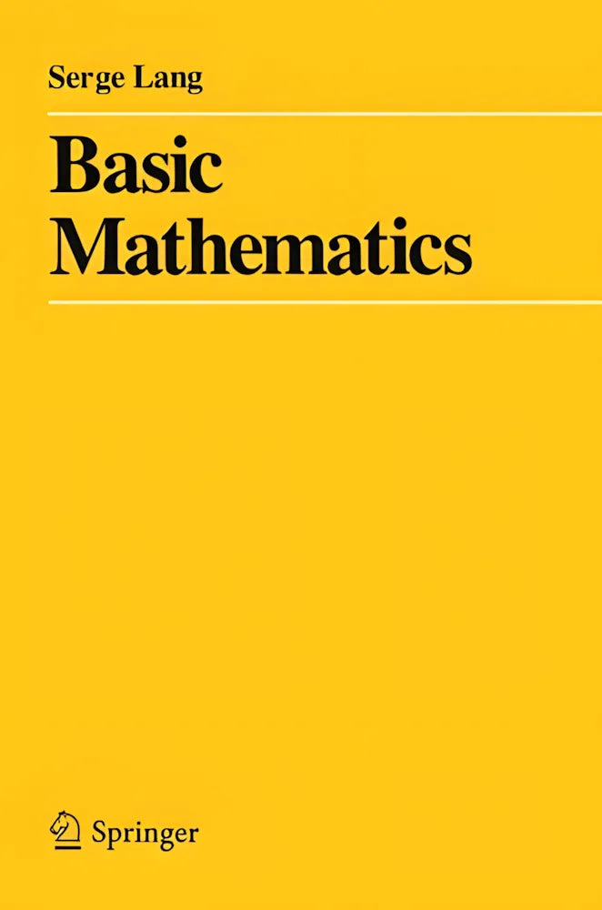 Basic Mathematics – book cover