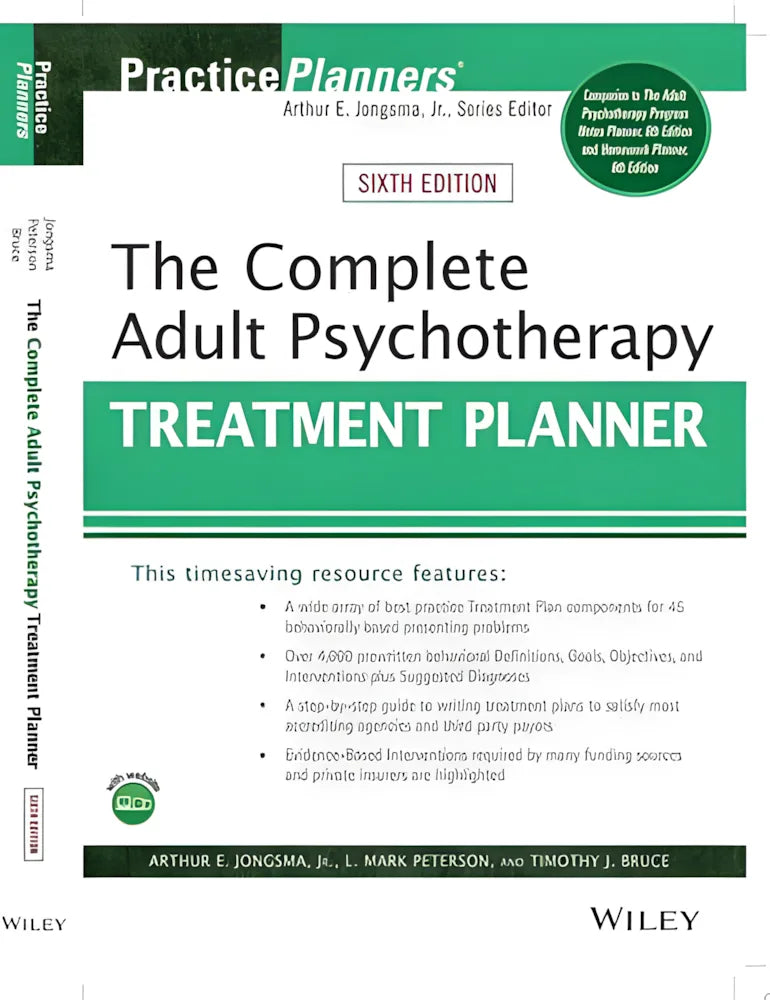 The Complete Adult Psychotherapy Treatment Planner – book cover