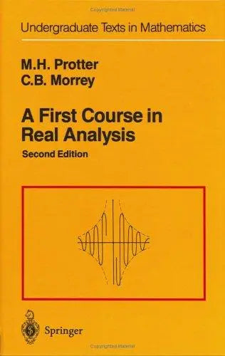 A First Course in Real Analysis – book cover